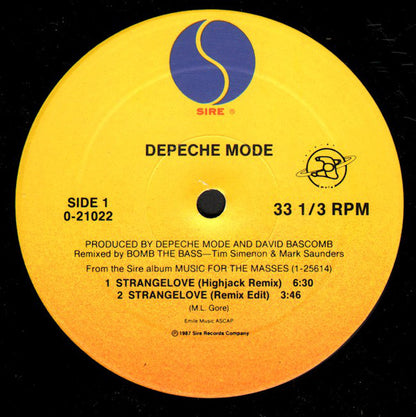 Depeche Mode : Strangelove (12", Maxi)