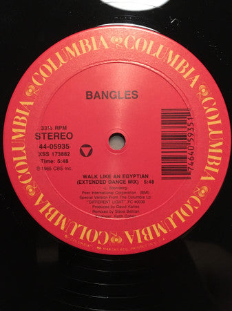 Bangles : Walk Like An Egyptian (12", Single)