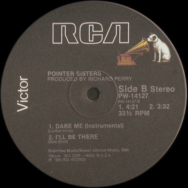 Pointer Sisters : Dare Me (Special Extended Single) (12", Single)