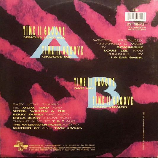 Baby Love : Time II Groove (12")