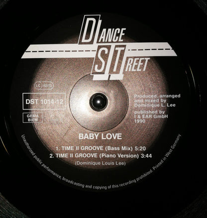 Baby Love : Time II Groove (12")