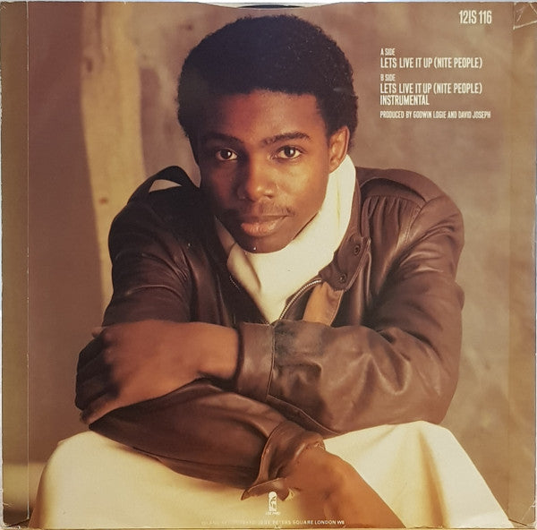 David Joseph : Let's Live It Up (Nite People) (12", Single)
