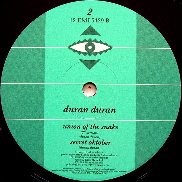 Duran Duran : Union Of The Snake (12", Single)