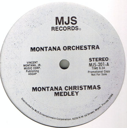 Montana Orchestra : Montana Christmas Medley (12", Promo)