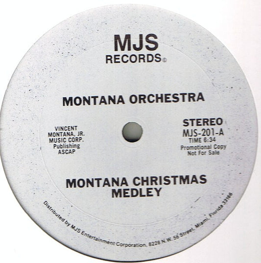 Montana Orchestra : Montana Christmas Medley (12", Promo)