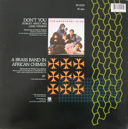 Simple Minds : Don't You (Forget About Me) (12", Single, Promo)