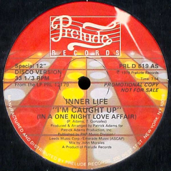 Inner Life : I'm Caught Up (In A One Night Love Affair) (12", Promo)