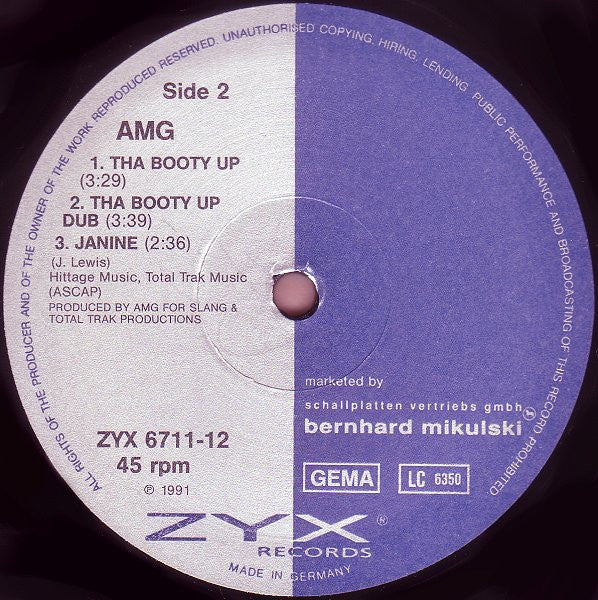 AMG : Bitch Betta Have My Money (12", Maxi)