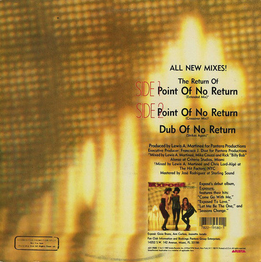 Exposé : Point Of No Return (All New Mixes!) (12")