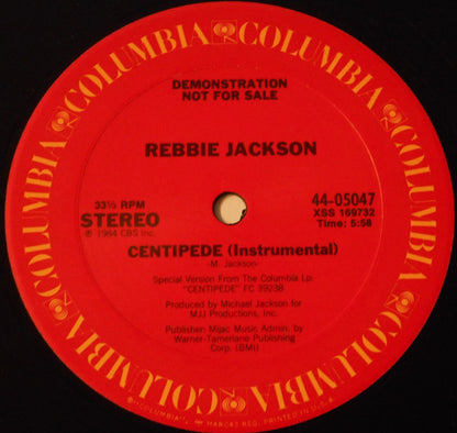 Rebbie Jackson : Centipede (12", Single, Promo)