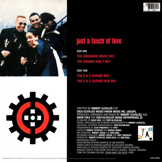 C & C Music Factory* : Just A Touch Of Love (12")