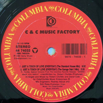 C & C Music Factory* : Just A Touch Of Love (12")