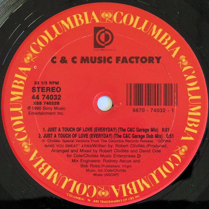 C & C Music Factory* : Just A Touch Of Love (12")