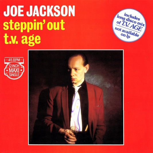Joe Jackson : Steppin' Out / T.V. Age (12", Maxi)