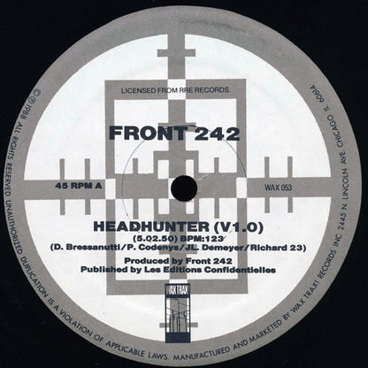Front 242 : Headhunter (12")