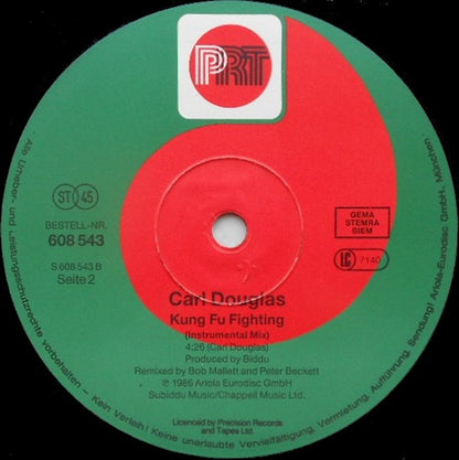 Carl Douglas : Kung Fu Fighting (Grasshopper Mix) (12", Maxi)