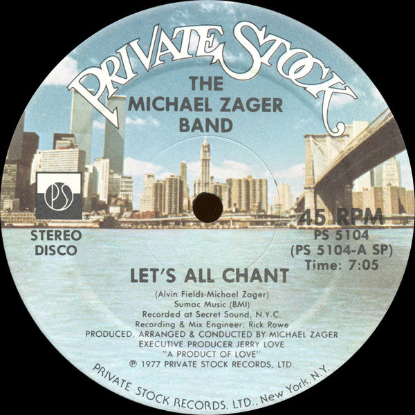 The Michael Zager Band : Let's All Chant / Love Express (12")