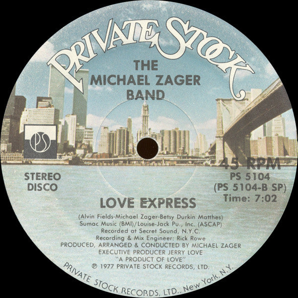 The Michael Zager Band : Let's All Chant / Love Express (12")