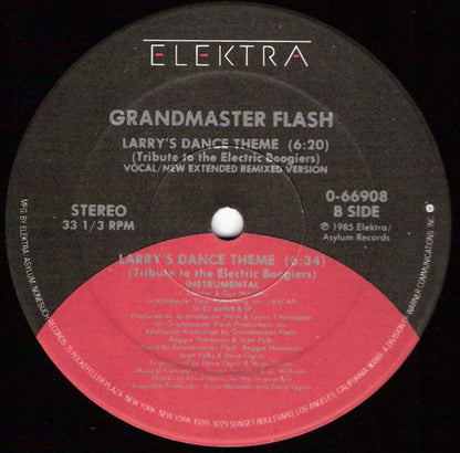 Grandmaster Flash : Girls Love The Way He Spins (12")