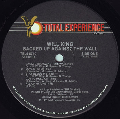 Will King : Backed Up Against The Wall (LP, Album)