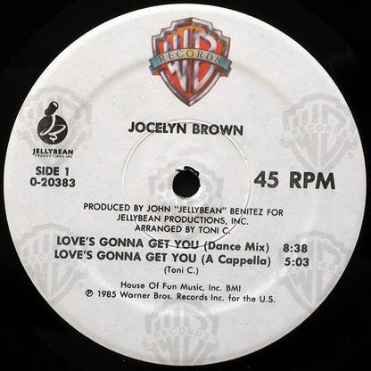 Jocelyn Brown : Love's Gonna Get You (12", Maxi, Spe)