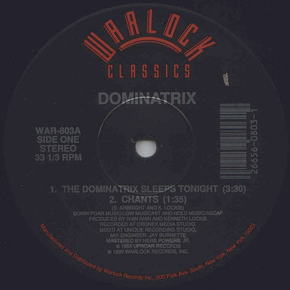 Dominatrix : The Dominatrix Sleeps Tonight (12", RE)