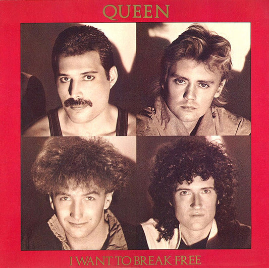 Queen : I Want To Break Free (12", Red)
