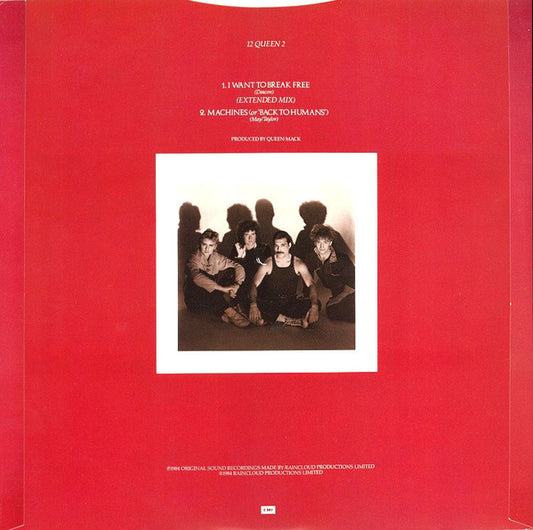 Queen : I Want To Break Free (12", Red)