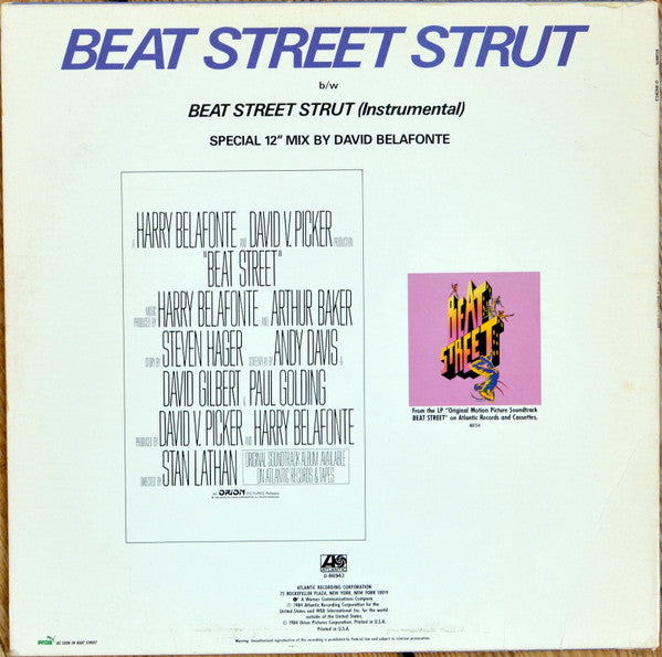 Juicy : Beat Street Strut (12", Promo)