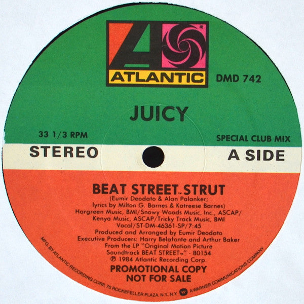 Juicy : Beat Street Strut (12", Promo)