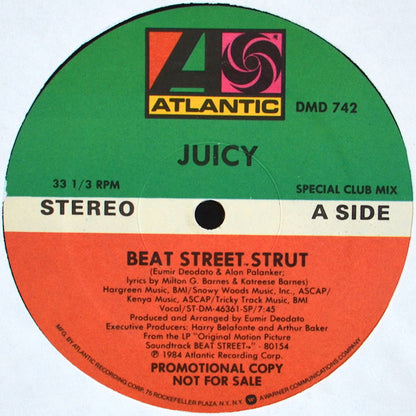 Juicy : Beat Street Strut (12", Promo)