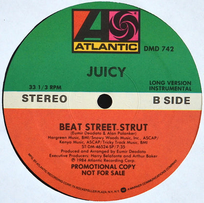 Juicy : Beat Street Strut (12", Promo)