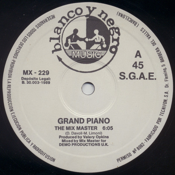The Mixmaster : Grand Piano (12")