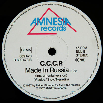 C.C.C.P. : Made In Russia (12", Maxi)