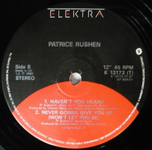 Patrice Rushen : Forget Me Nots (12")