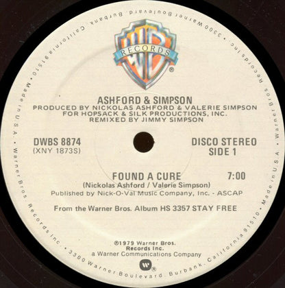 Ashford & Simpson : Found A Cure (12", Mon)