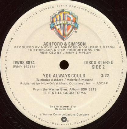 Ashford & Simpson : Found A Cure (12", Mon)