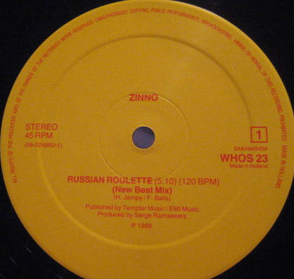 Zinno : Russian Roulette (12")