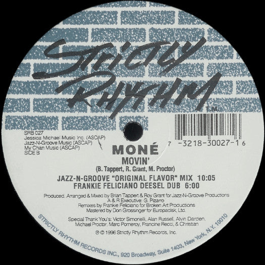 Moné : Movin' (12")