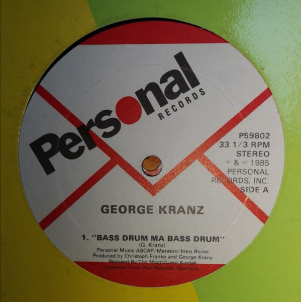 George Kranz : Bass Drum Ma Bass Drum (12")