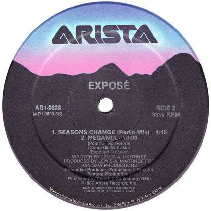 Exposé : Seasons Change (12", Single, Hau)
