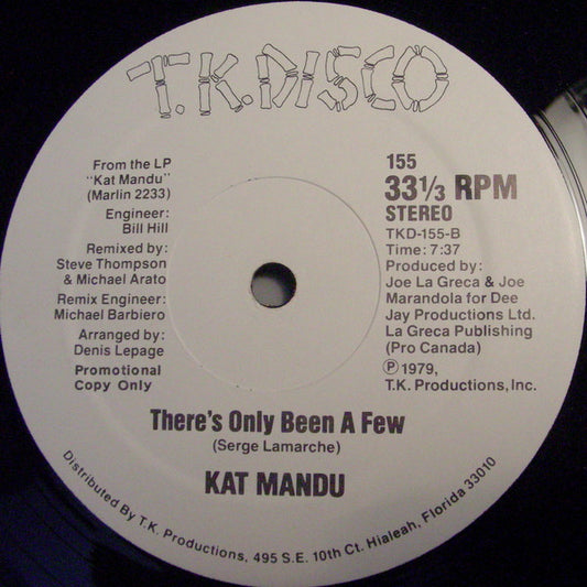 Kat Mandu : The Break / There's Only Been A Few (12", Promo)
