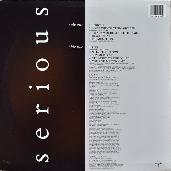Déjà : Serious (LP, Album, Spe)