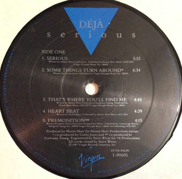 Déjà : Serious (LP, Album, Spe)