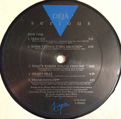Déjà : Serious (LP, Album, Spe)