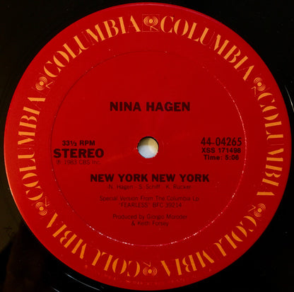Nina Hagen : New York New York (12", Pit)