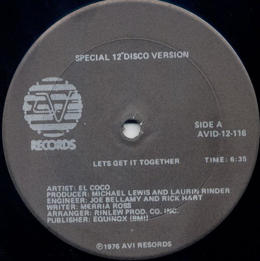 El Coco : Let's Get It Together (12")