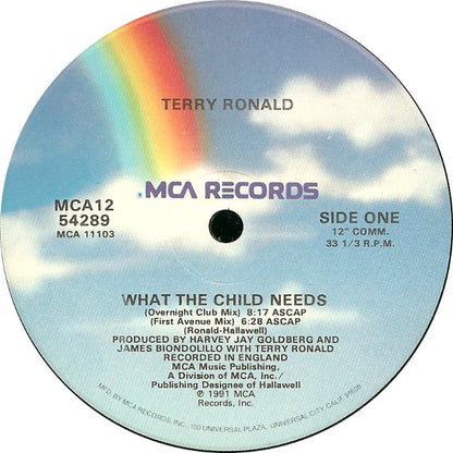 Terry Ronald : What The Child Needs (12", Single)