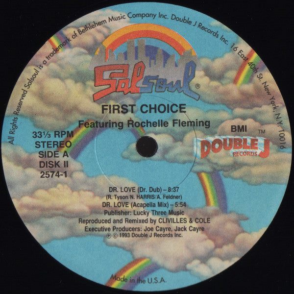 First Choice Featuring Rochelle Fleming : Dr. Love (Clivilles & Cole Mixes) (2x12")