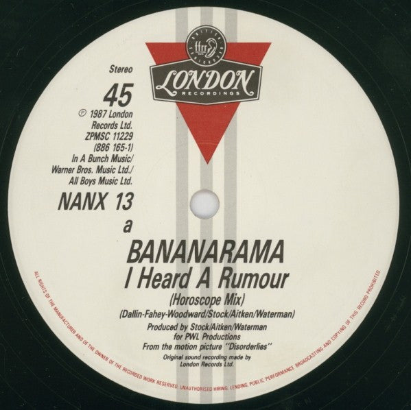 Bananarama : I Heard A Rumour (12", Single)